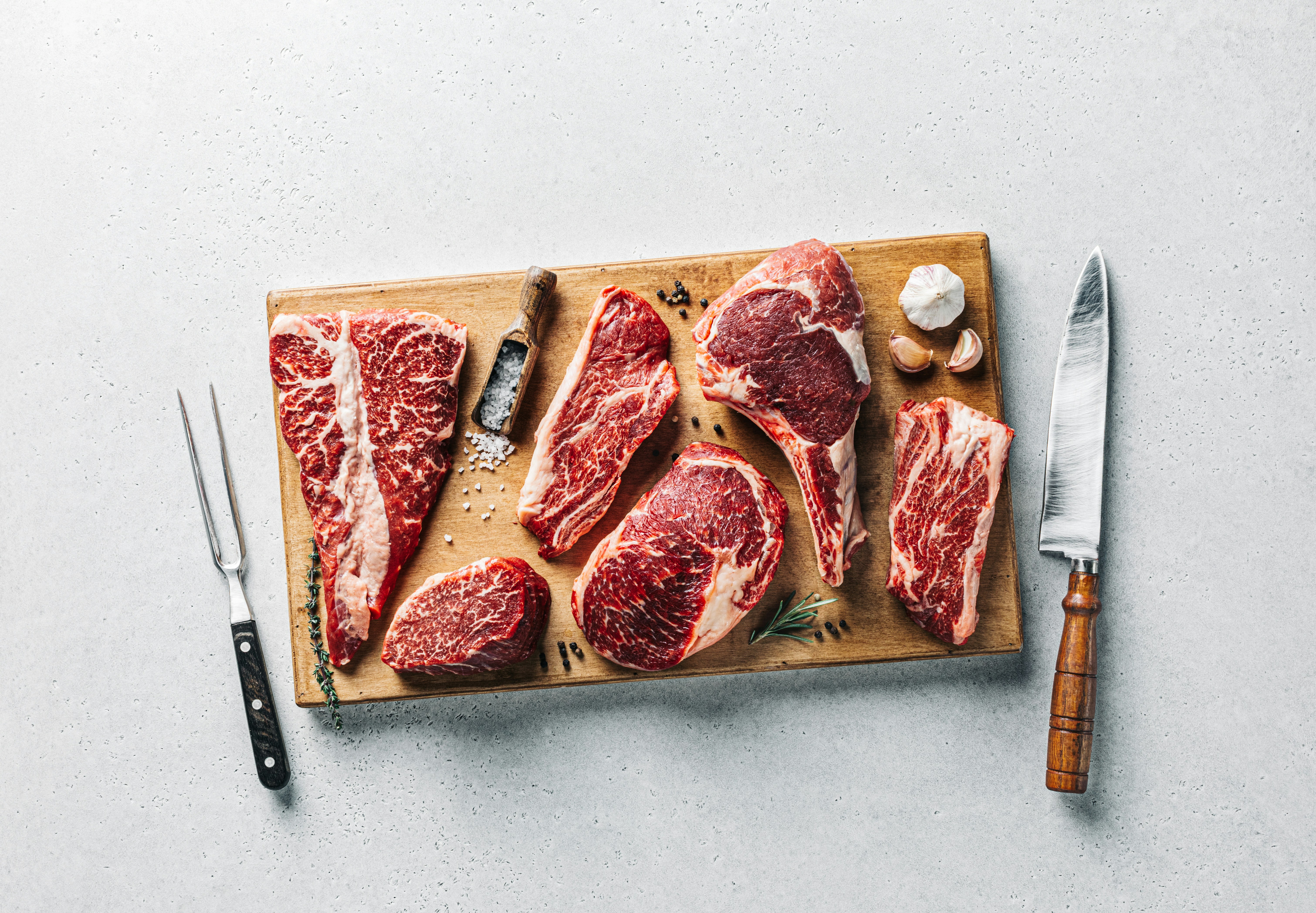 Selection of fresh, quality Halal meat cuts at Hello2India in Herndon.